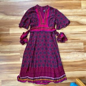 Taylor boho midi dress
